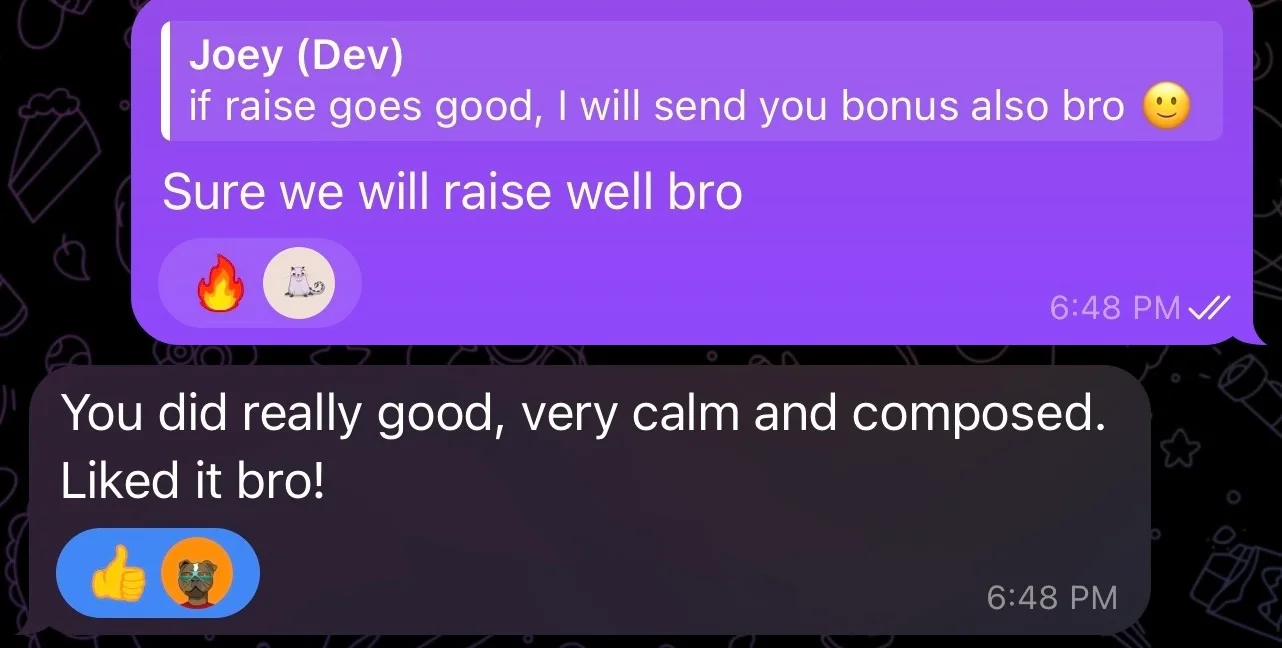 Client testimonial